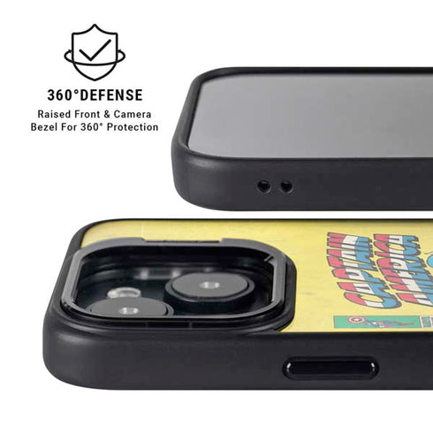 Marvel Classic Comics Captain America iPhone 15 Kickstand Case