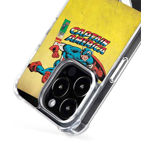 Marvel Classic Comics Captain America iPhone 15 Pro Max MagSafe Case