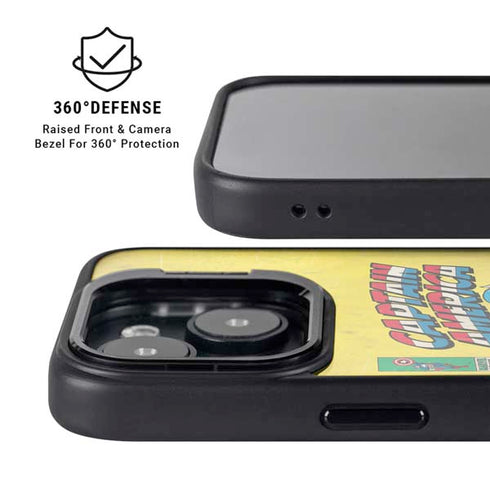 Marvel Classic Comics Captain America iPhone 16 Plus Kickstand Case