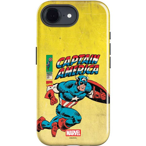 Marvel Classic Comics Captain America iPhone 16e Impact Case
