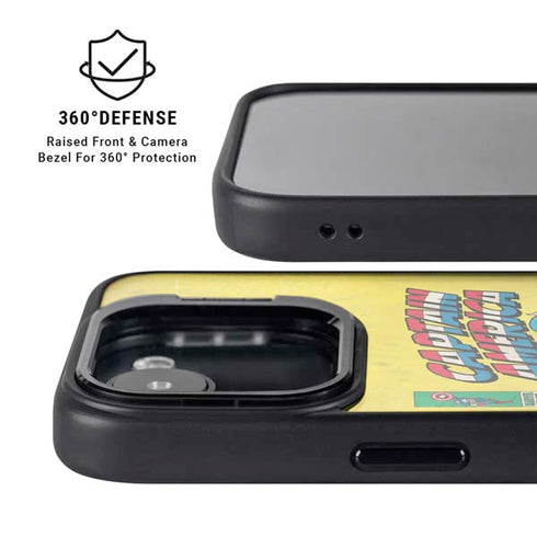 Marvel Classic Comics Captain America iPhone 16e Kickstand Case