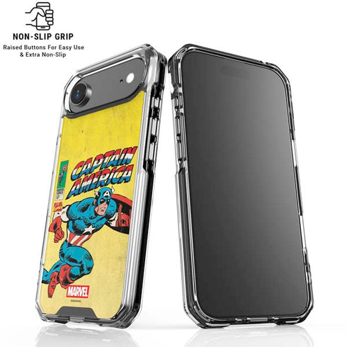 Marvel Classic Comics Captain America iPhone 17 Air Clear Case