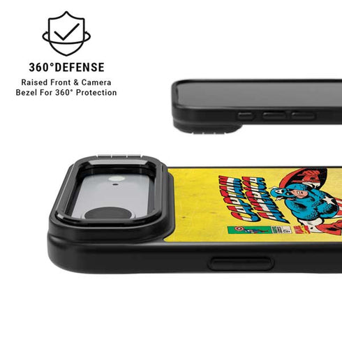 Marvel Classic Comics Captain America iPhone 17 Air Kickstand Case