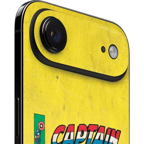 Marvel Classic Comics Captain America iPhone 17 Air Skin