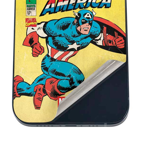 Marvel Classic Comics Captain America iPhone 17 Air Skin