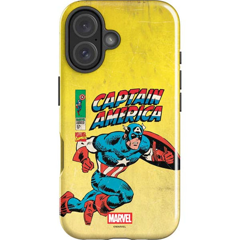 Marvel Classic Comics Captain America iPhone 17 Impact Case