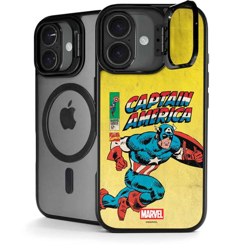 Marvel Classic Comics Captain America iPhone 17 Kickstand Case