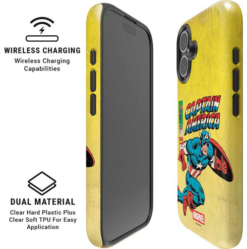 Marvel Classic Comics Captain America iPhone 17 Magsafe Impact Case