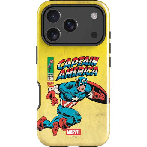 Marvel Classic Comics Captain America iPhone 17 Pro Impact Case
