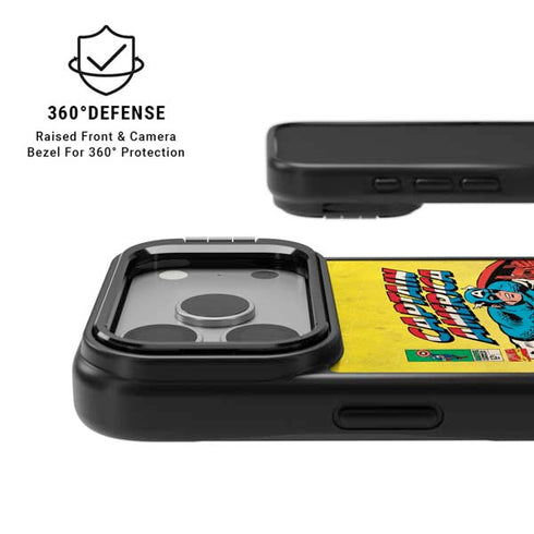 Marvel Classic Comics Captain America iPhone 17 Pro Max Kickstand Case