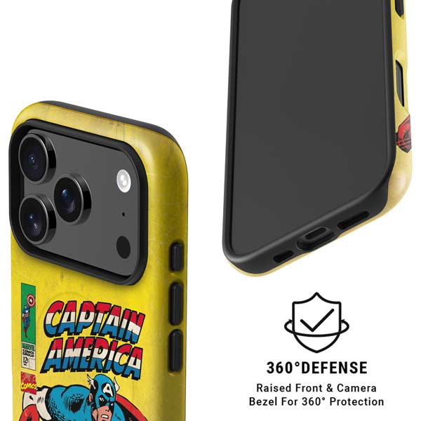 Marvel Classic Comics Captain America iPhone 17 Pro Max Magsafe Impact Case Marvel Classic Comics Captain America iPhone 17 Pro Max Magsafe Impact Case