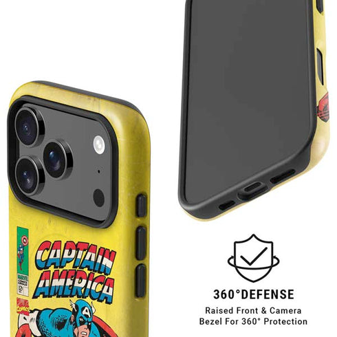 Marvel Classic Comics Captain America iPhone 17 Pro Max Magsafe Impact Case