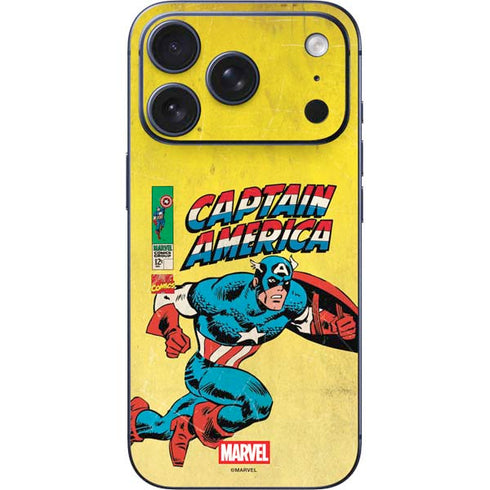 Marvel Classic Comics Captain America iPhone 17 Pro Max Skin