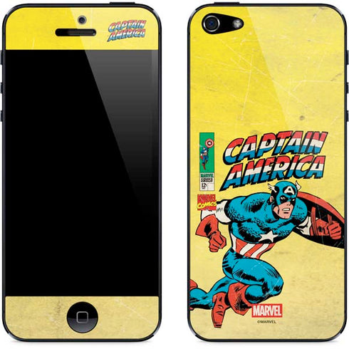 Marvel Classic Comics Captain America iPhone 5/5s/5SE Skin