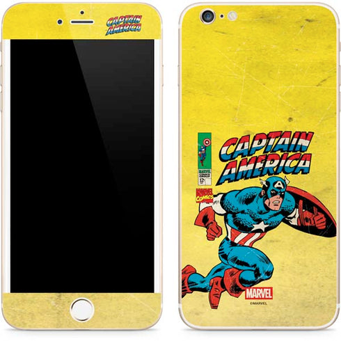 Marvel Classic Comics Captain America iPhone 6/6s Plus Skin