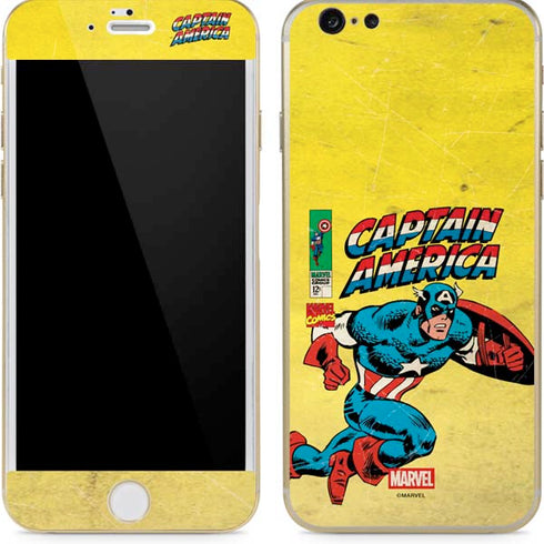 Marvel Classic Comics Captain America iPhone 6/6s Skin
