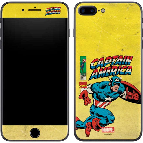 Marvel Classic Comics Captain America iPhone 7 Plus Skin