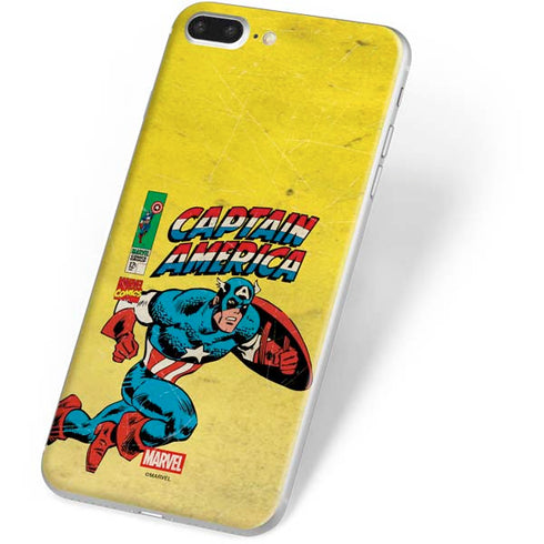 Marvel Classic Comics Captain America iPhone 8 Plus Skin