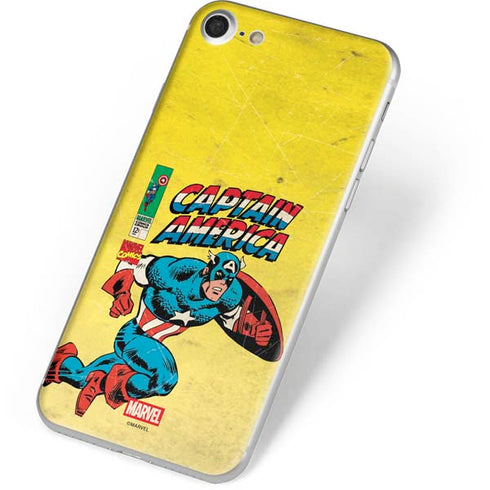 Marvel Classic Comics Captain America iPhone 8 Skin