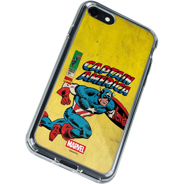 Marvel Classic Comics Captain America iPhone SE (2nd & 3rd Gen) Clear Case Marvel Classic Comics Captain America iPhone SE (2nd & 3rd Gen) Clear Case