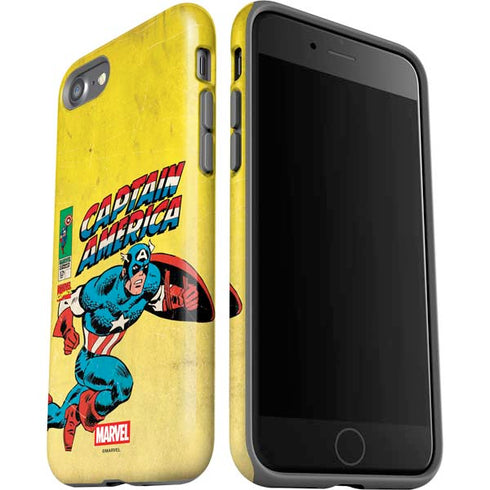 Marvel Classic Comics Captain America iPhone SE (2nd & 3rd Gen) Pro Case