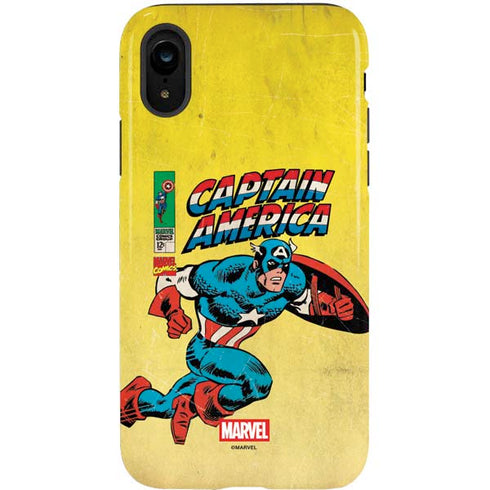 Marvel Classic Comics Captain America iPhone XR Pro Case