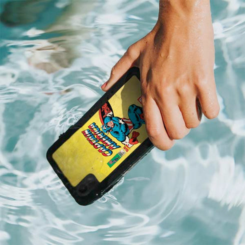 Marvel Classic Comics Captain America iPhone XR Waterproof Case
