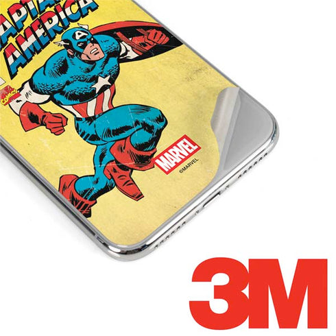 Marvel Classic Comics Captain America iPhone XS Skin