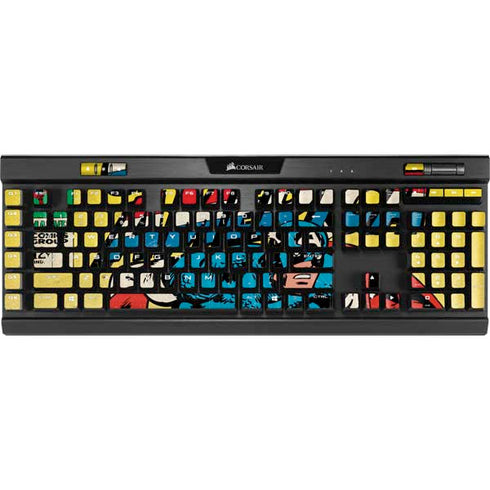 Marvel Classic Comics Captain America K95 RGB PLATINUM Mechanical Gaming Keyboard Skin