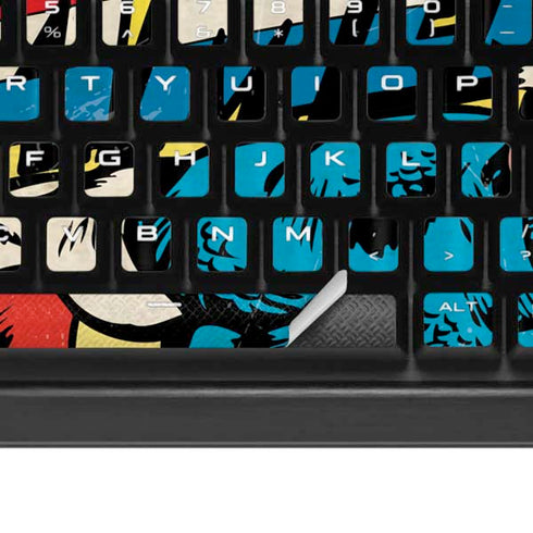 Marvel Classic Comics Captain America K95 RGB PLATINUM Mechanical Gaming Keyboard Skin