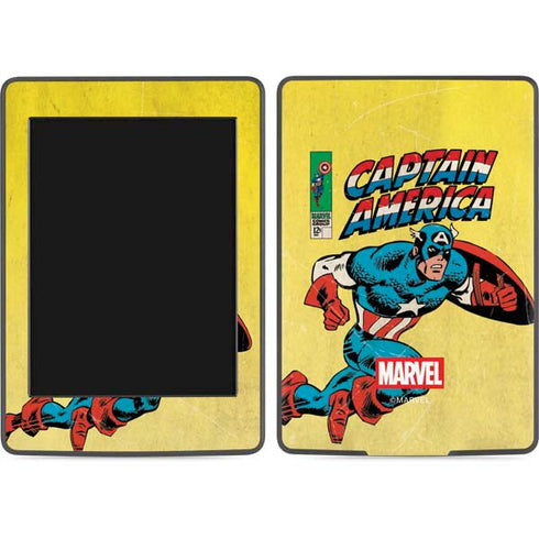 Marvel Classic Comics Captain America Amazon Kindle Skin