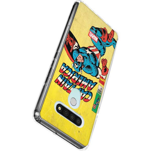 Marvel Classic Comics Captain America LG Stylo 6 Clear Case