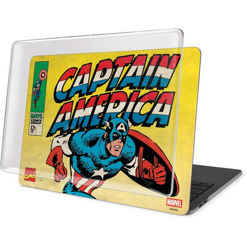 Marvel Classic Comics Captain America MacBook Pro 13in (2020) Case plus Skin