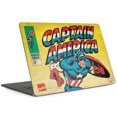 Marvel Classic Comics Captain America Apple MacBook Pro 15-inch Skin