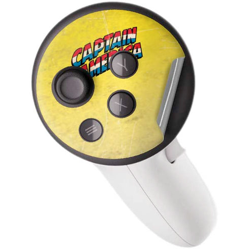 Marvel Classic Comics Captain America Meta Quest 3S Skin