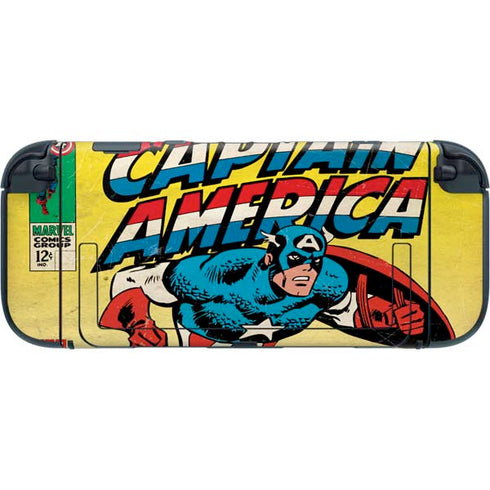Marvel Classic Comics Captain America Nintendo Switch 2 (2025) with Joy-Con Skin