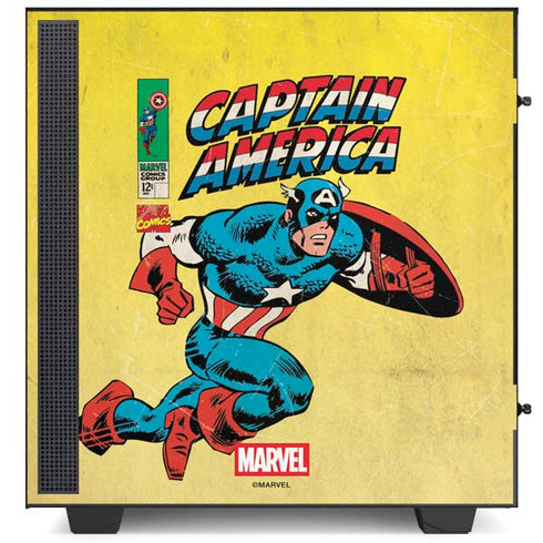Marvel Classic Comics Captain America NZXT H510 Compact ATX Mid-Tower Case Skin