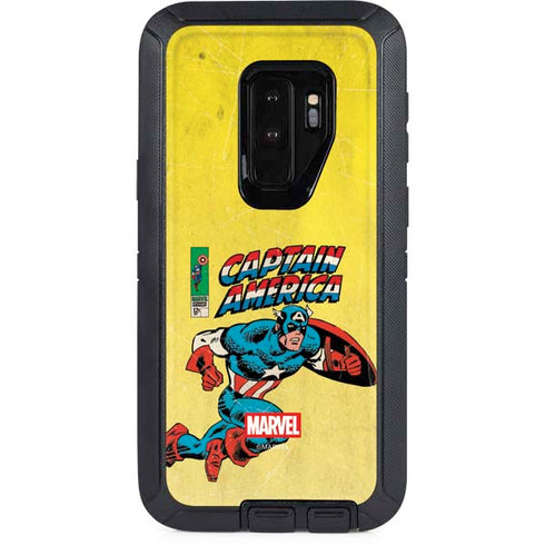 Marvel Classic Comics Captain America Otterbox Defender Galaxy Skin