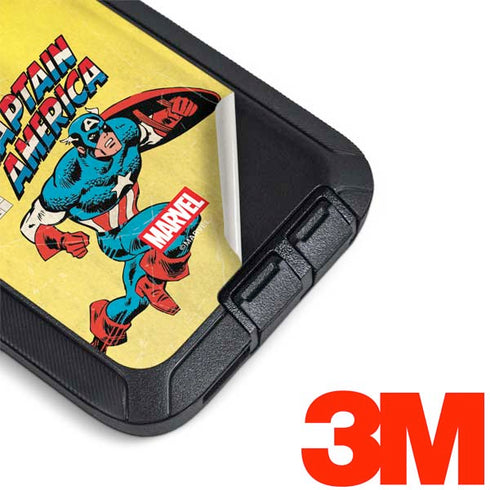 Marvel Classic Comics Captain America Otterbox Defender Galaxy Skin