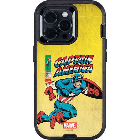 Marvel Classic Comics Captain America Otterbox Defender iPhone Skin