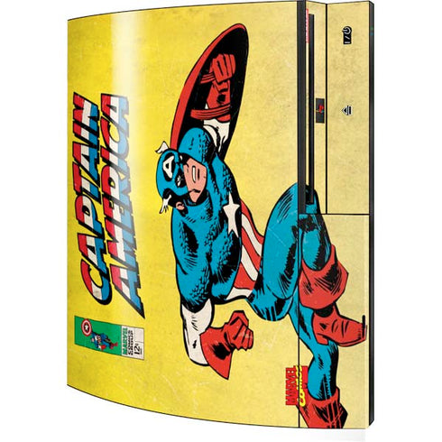 Marvel Classic Comics Captain America Playstation 3 & PS3 Skin