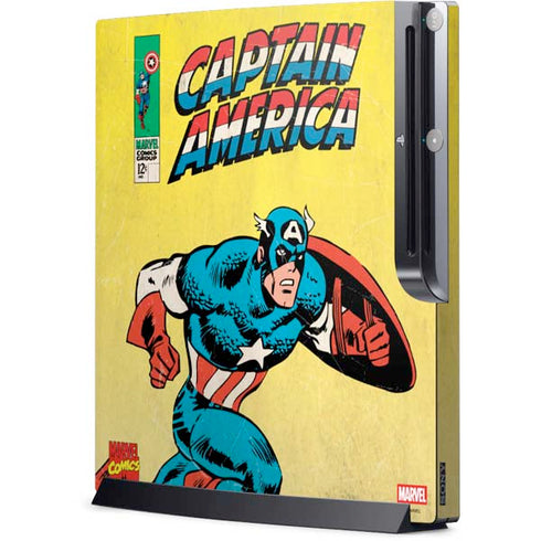 Marvel Classic Comics Captain America Playstation 3 & PS3 Slim Skin