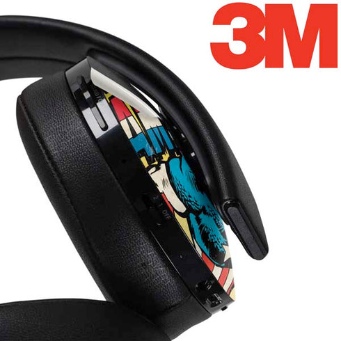 Marvel Classic Comics Captain America PlayStation 4 Gold Wireless Headset Skin