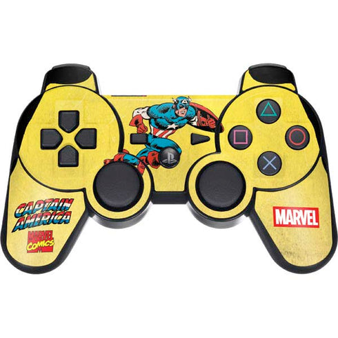 Marvel Classic Comics Captain America PS3 Dual Shock wireless controller Skin