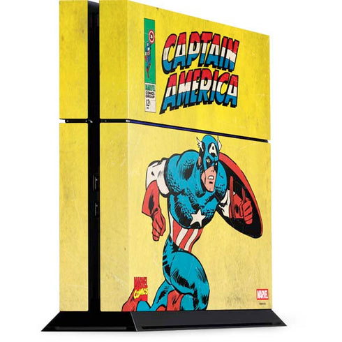 Marvel Classic Comics Captain America PlayStation PS4 Skins