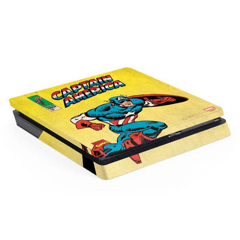 Marvel Classic Comics Captain America PlayStation PS4 Skins