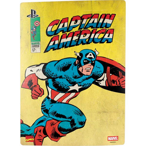 Marvel Classic Comics Captain America PS5 Digital Edition Console Skin
