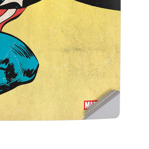 Marvel Classic Comics Captain America PS5 Slim Digital Edition Bundle Skin