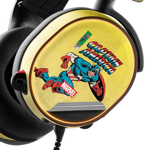 Marvel Classic Comics Captain America SteelSeries Arctis 3 Skin