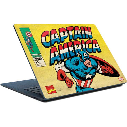 Marvel Classic Comics Captain America Surface Laptop Skin